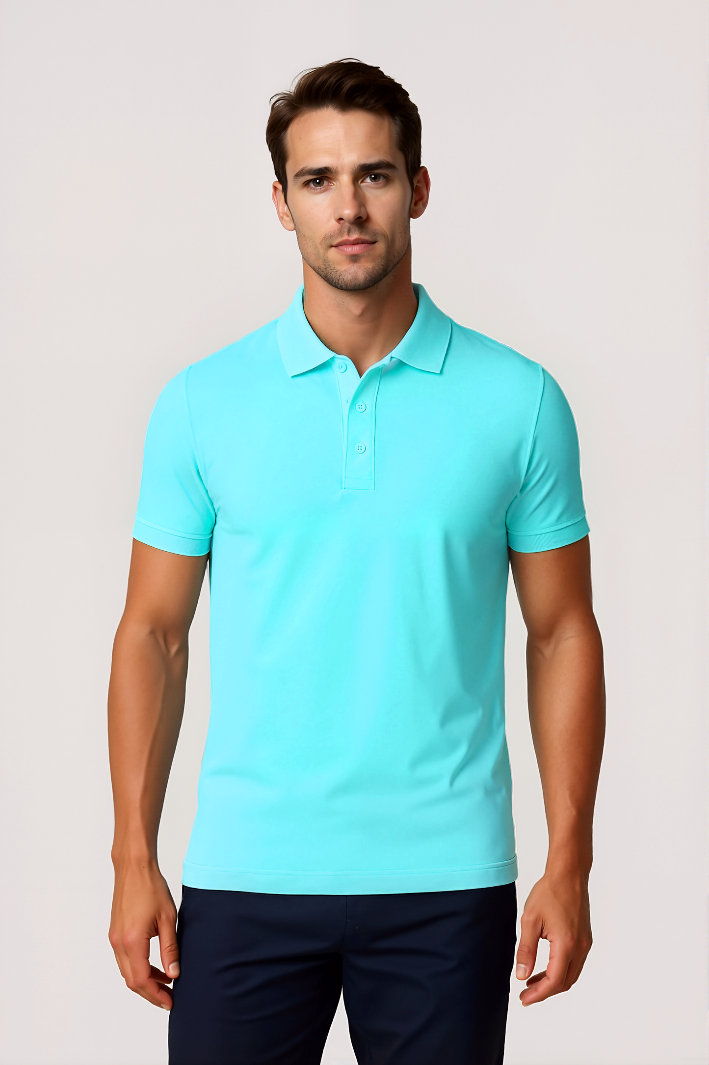 Pack de 3 Polo - Bleu turquoise