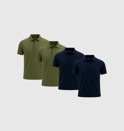 Pack de 4 Polos - Automne