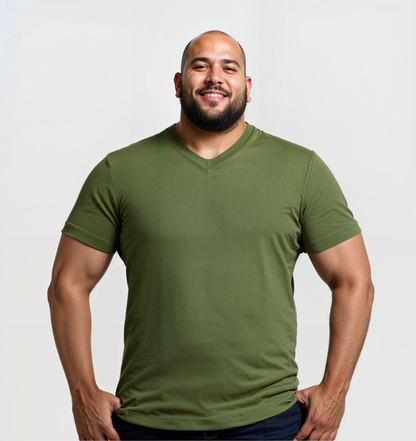 Pack de 9 Col V - Kaki